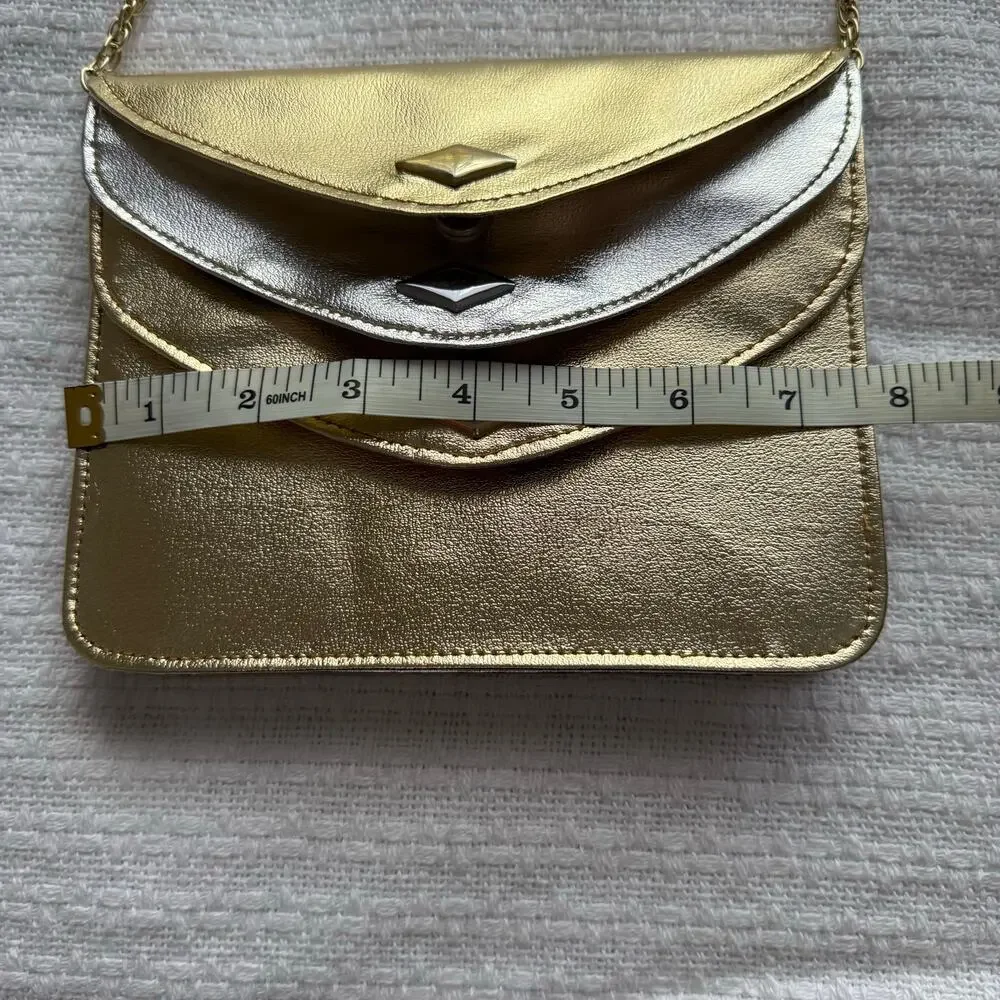 Vintage Walborg Silver and Gold Clutch Evening Bag